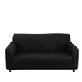 Couch Covers Stretch Material - Black - 185 cm