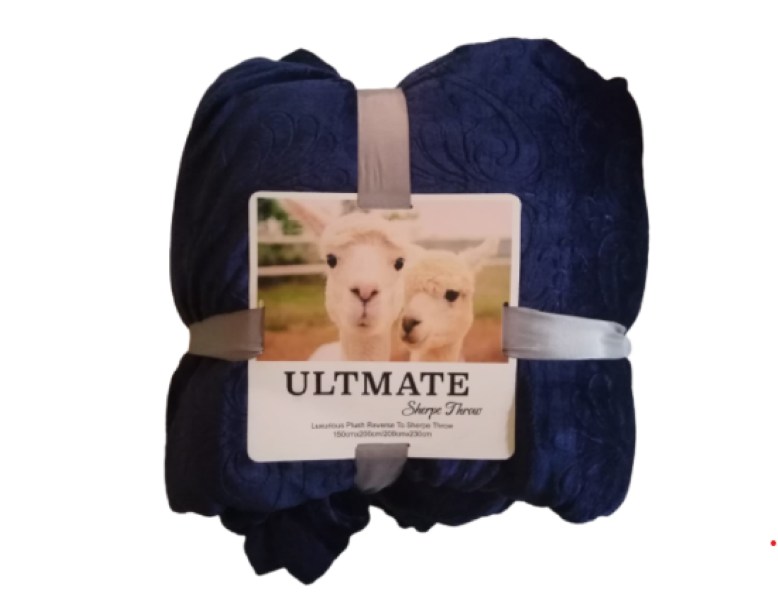 The Ultimate Sherpe Throw Blanket - Blue