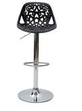 Floral Barstool / Patio stools - Black