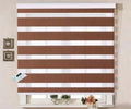 Mordern Readymade Quality Roller Blind ��� Textured Brown & IYWA Tieback - 220.0 L x 180.0 W cm