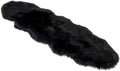 Faux Fur Rug (60cm x 1.8m) -Black - Black