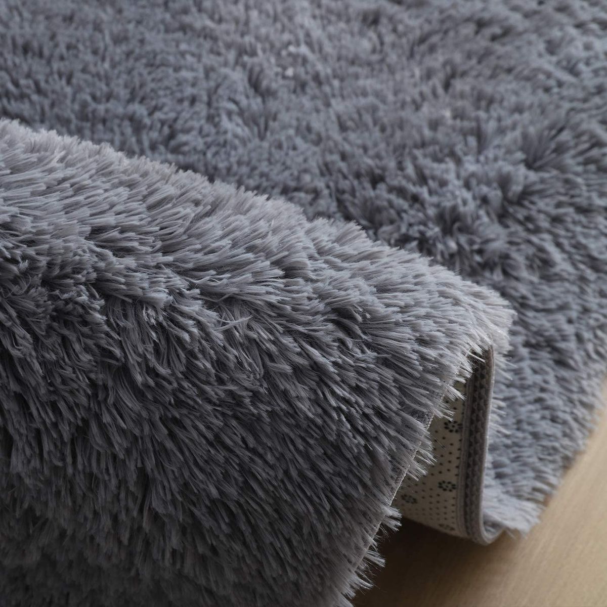 Light fluffy shaggy rug/carpet - Blue-Grey