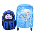 Frozen Kids Luggage Set- Spinner Wheels & Blue Ladybug Backpack