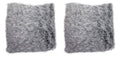 Colorful Faux Fur Cushion Set of 2 - Grey
