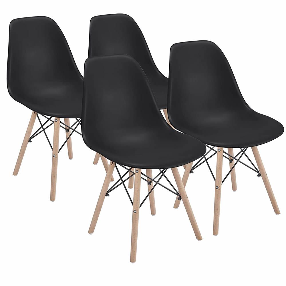 4 in 1 Wooden Leg Dining Chairs