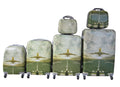 Luxury PC Travel Luggage - 6 Piece - Airplane
