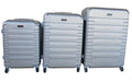 3 Piece Holiday Luggage Set - 30 inch - Silver