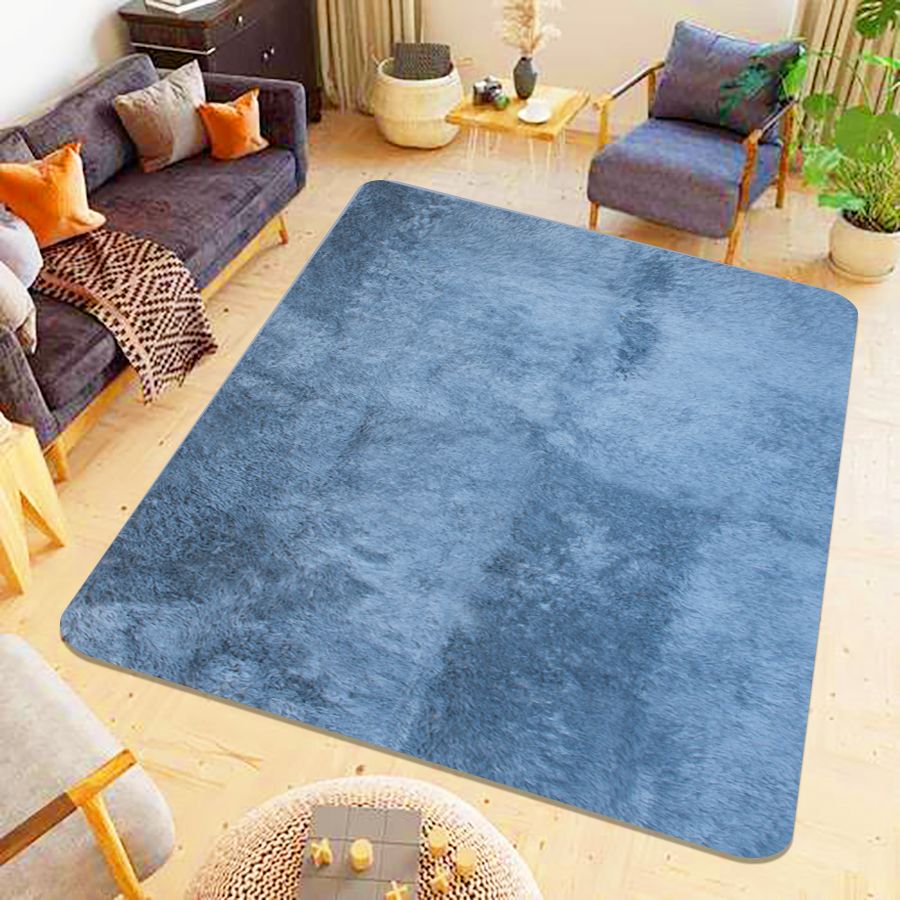 150 x 180cm Plush Fluffy Carpet - Shaggy Foldable Rug - Comet