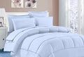 5pc Stripe Comforters White - Double