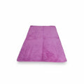 SMTE Fluffy Shaggy Carpet - Large Foldable Area Rug - Pink