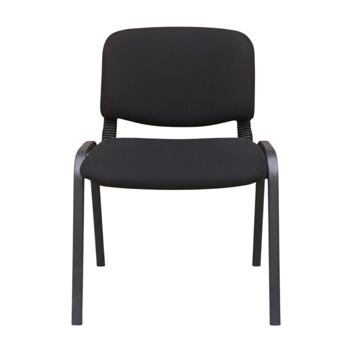 SMTE Black Stackable Office & Boardroom Visitor Chair SCT
