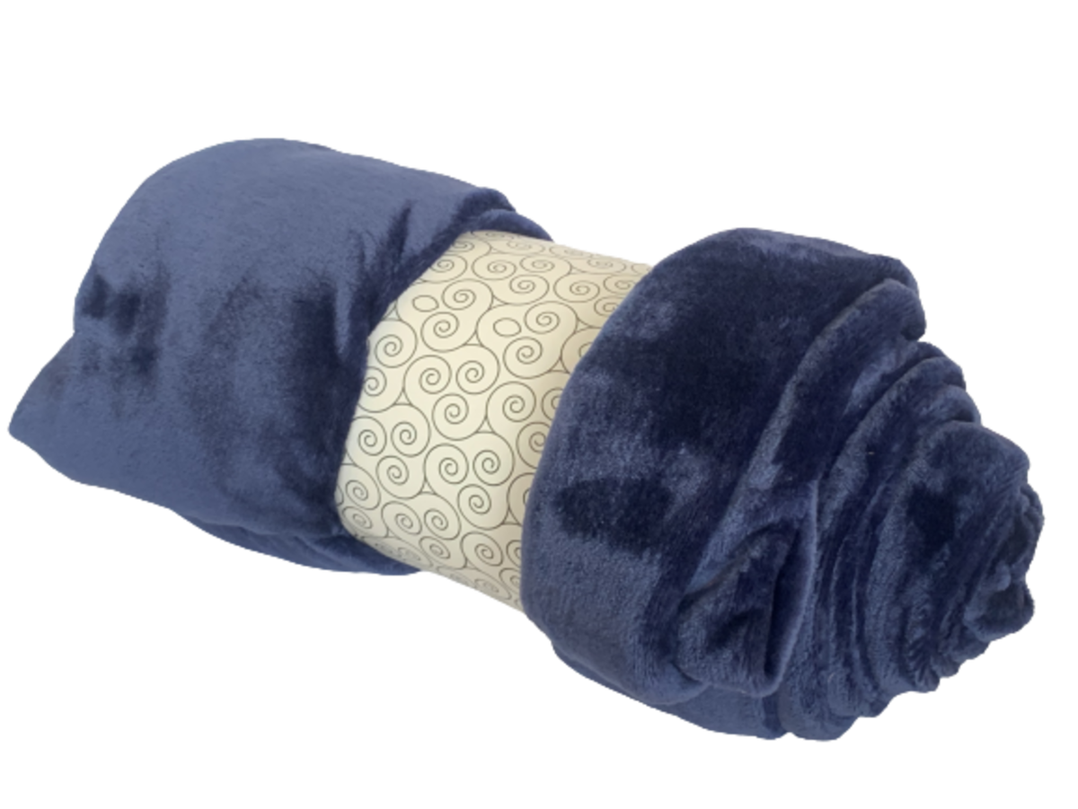Super Soft Solid Color Bedding Throw 200x220cm - Royal Blue