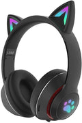 Soul Tech Wireless Bluetooth Cat Ear Headphones - Black