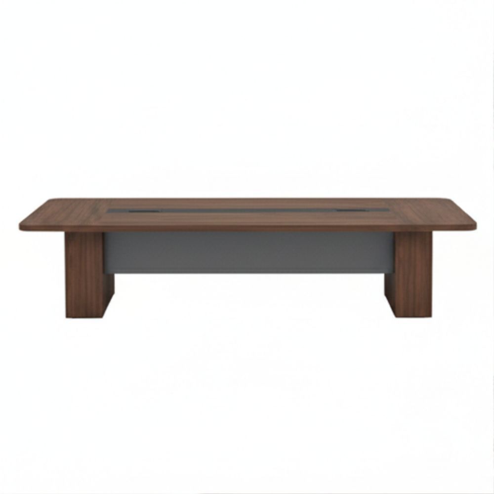 Large Executive Boardroom Table - 320cm x 120cm - Rich Wood Grain