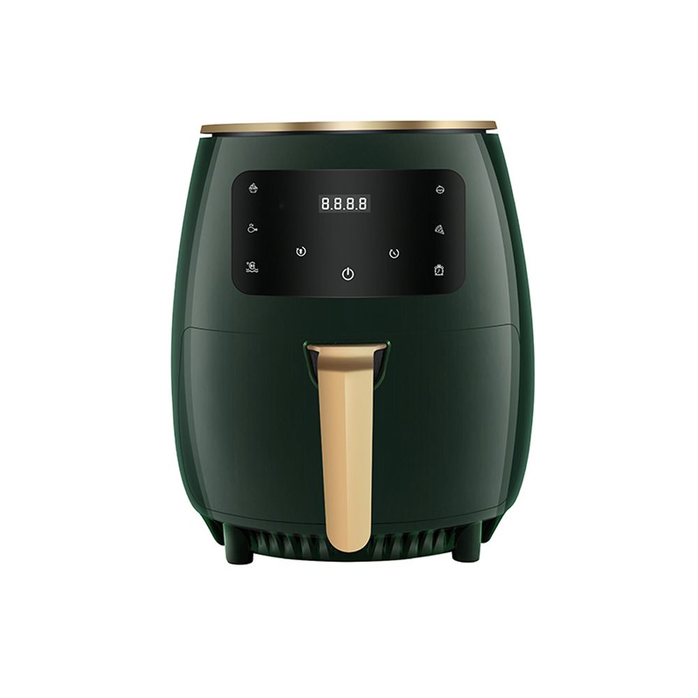 DH - Smart Touch Large Screen No Oil Digital Air Fryer Electric Oven - 6Ltr - Gemstone Green