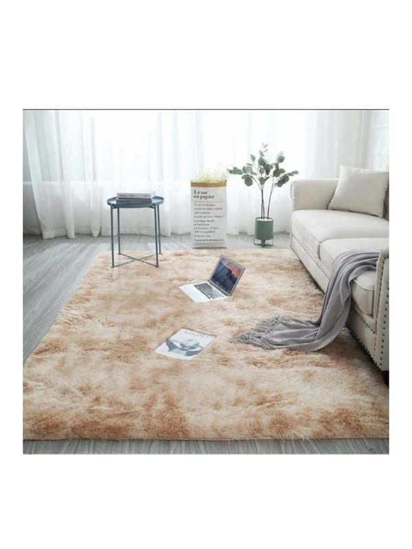 Soft Shaggy Fluffy Rug - Brown