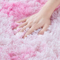 Fluffy Carpet Pink - Shaggy & Foldable Rug Pink 200 x 150