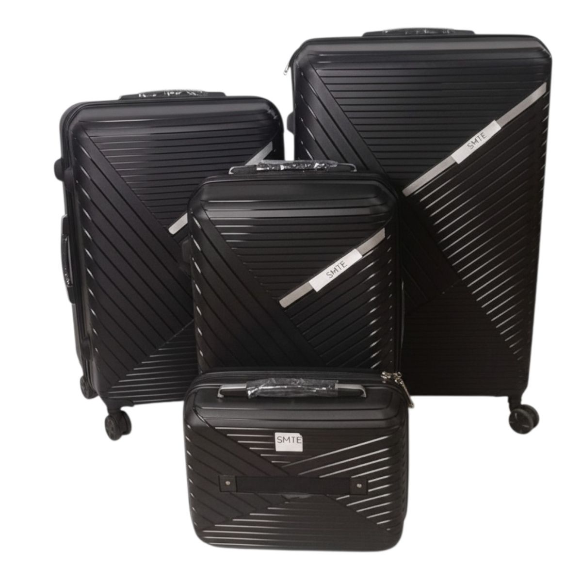 SMTE Unbreakable PP Hardshell Luggage Set - 4-Piece