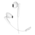 Hoco M64 Wired Earphones with Mic White