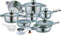 21 Piece Stainless Steel Cookware Pot Set