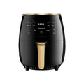 DH - Smart Touch Large Screen No Oil Digital Air Fryer Electric Oven - 6Ltr - Piano Black