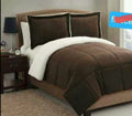 Fleece Comforter set - Brown