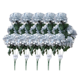 SMTE Artificial Silver Peony Bouquet - 5 Pack