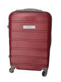 SMTE 23 Inch Hardshell Suitcase - Lightweight Red Travel Luggage