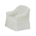 Quality Sofa Covers 3, 2 and 1 Seater - White