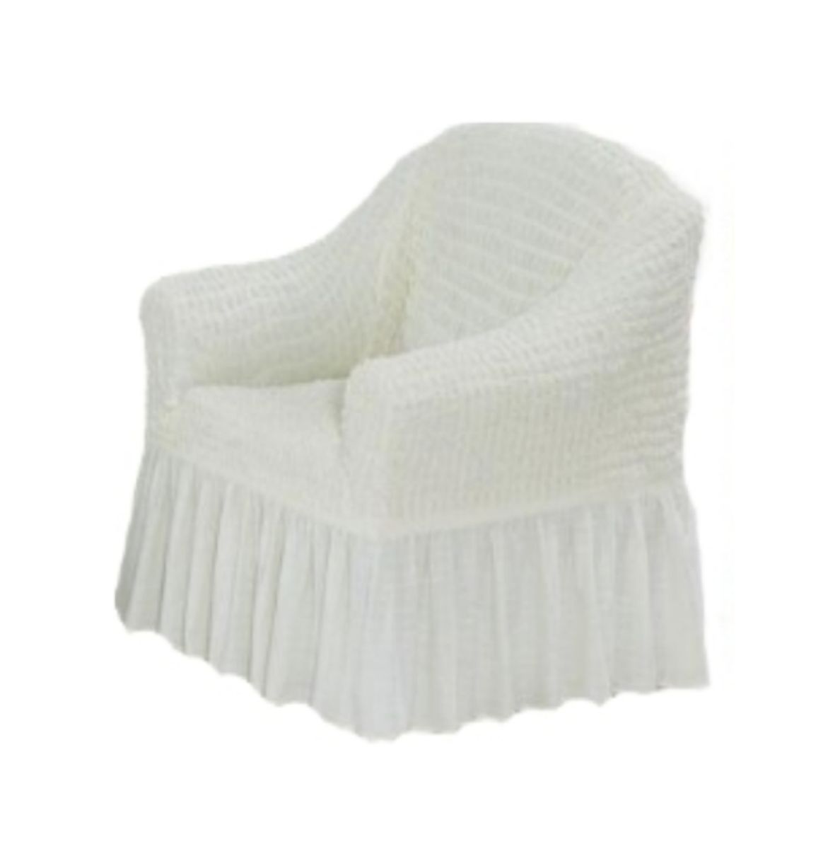 Quality Sofa Covers 3, 2 and 1 Seater - White