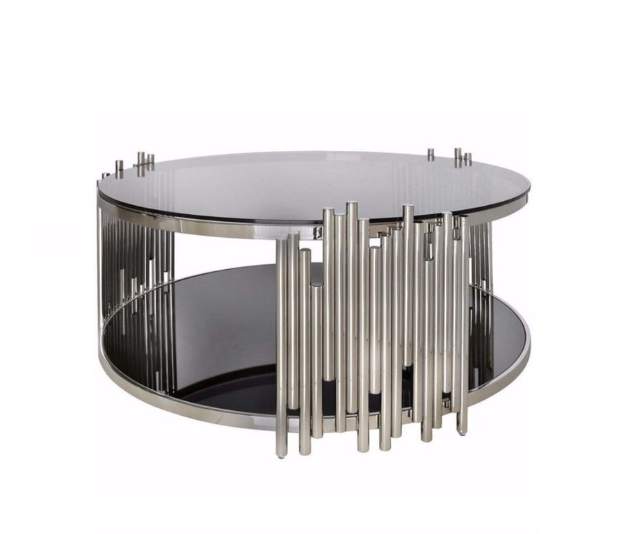 Stylish Modern Tempered Glass Round Table