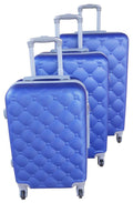 3 Piece Mooistar 29 inch Travel Luggage Suitcase Bag Set - Blue