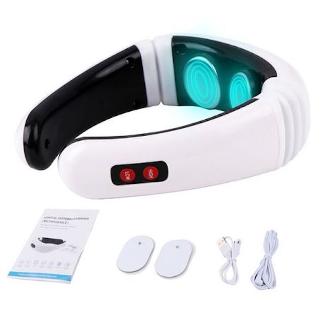 Andowl Multi-Function Pulse Massager - Neck and Back Massage Cushion