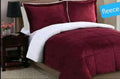 Fleece Comforter set - Red