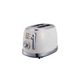 Premium Quality 2 Slice Oval Electric Toaster - Cream