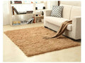 Fluffy Light Brown Foldable Shaggy Rug\Carpet