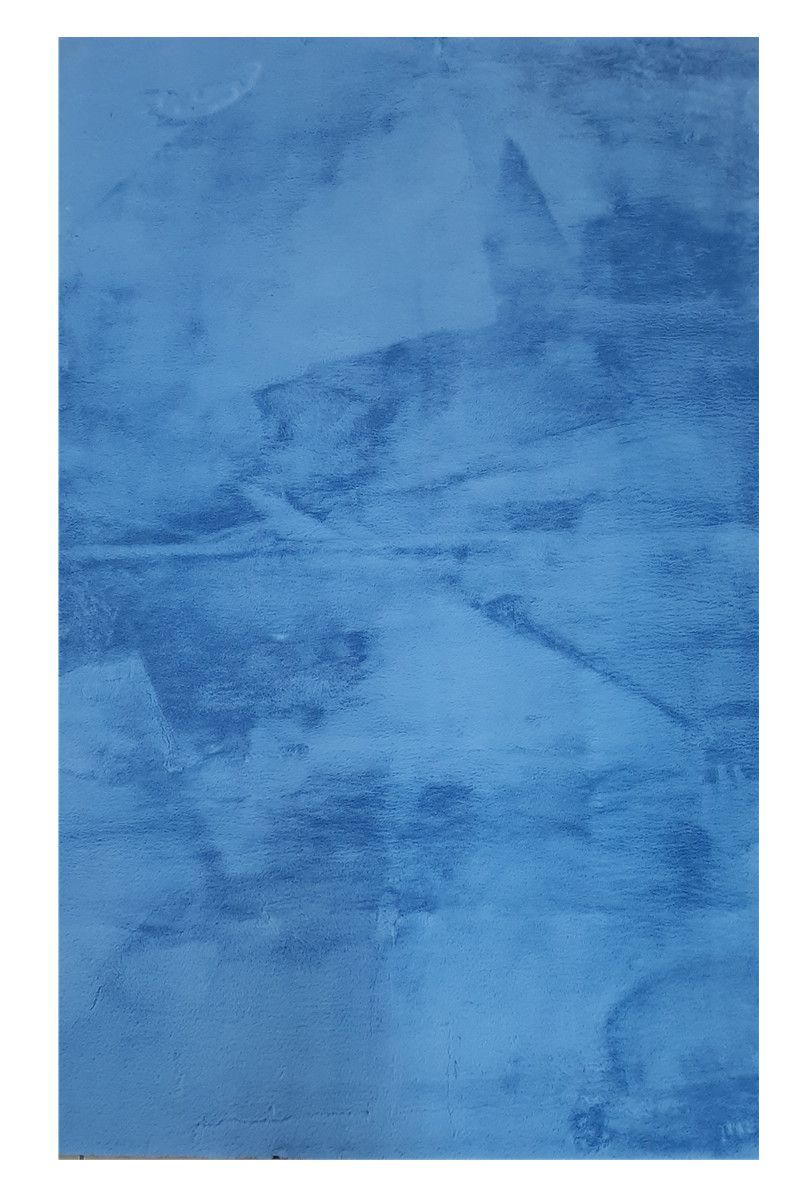 Fluffy warm/soft rug carpet(1.6M X 2.3M) - Blue