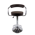 GB Luxurious Adjustable Barstool Table Chair Brown