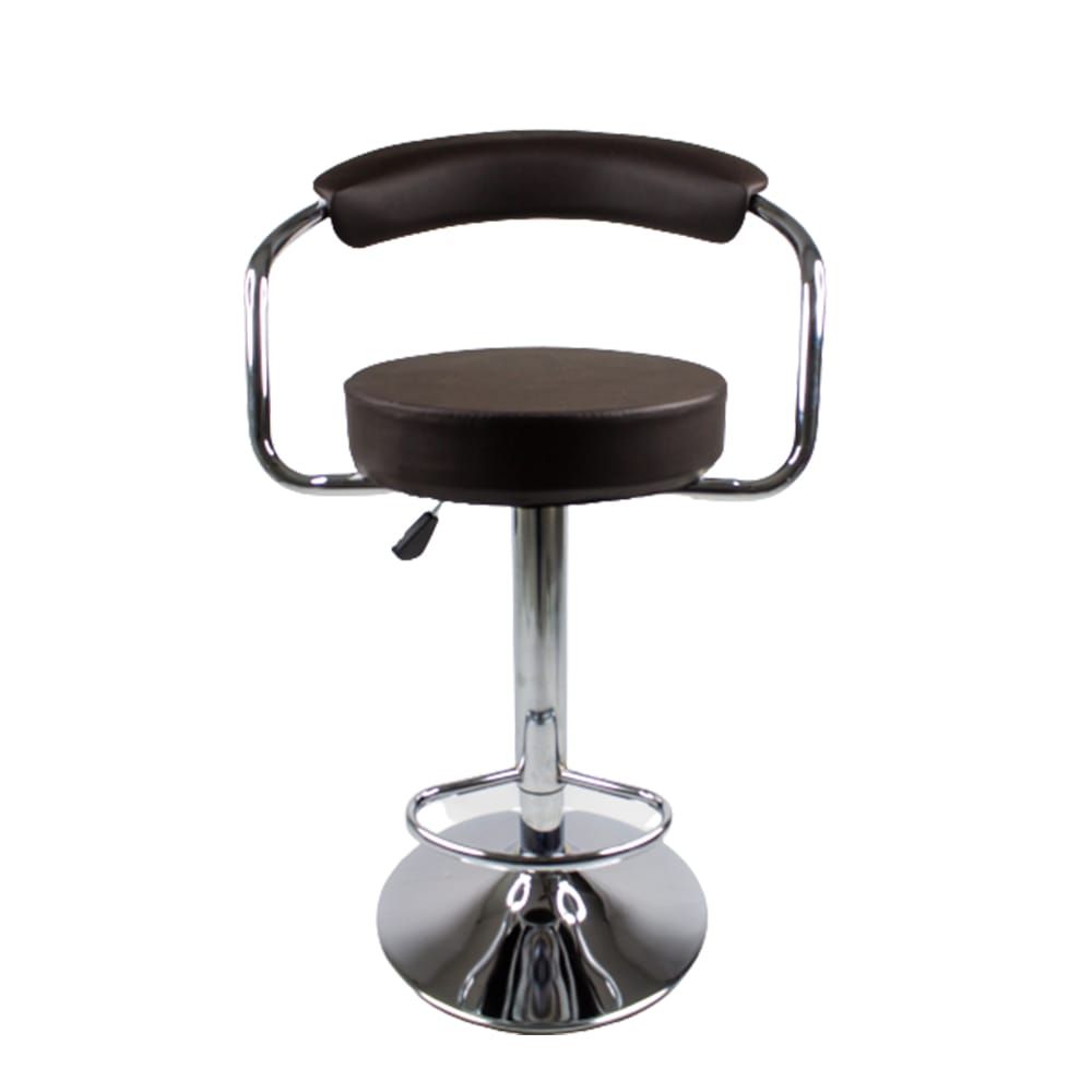 GB Luxurious Adjustable Barstool Table Chair Brown