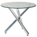Rounded Dining Tables - Glass Top