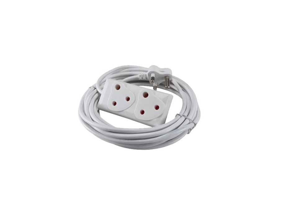 15m Extension Cord With A Two-Way Multi-Plug Extension Lead