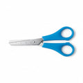 MT Kids Safety Scissors - School Scissors with Ruler Blade - Blue