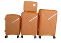 Unbreakable Travel Luggage 4 Piece Suitcases Spinner - Orange