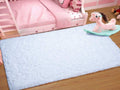 White Shaggy Fluffy Rug/Carpet (150cmx200cm)