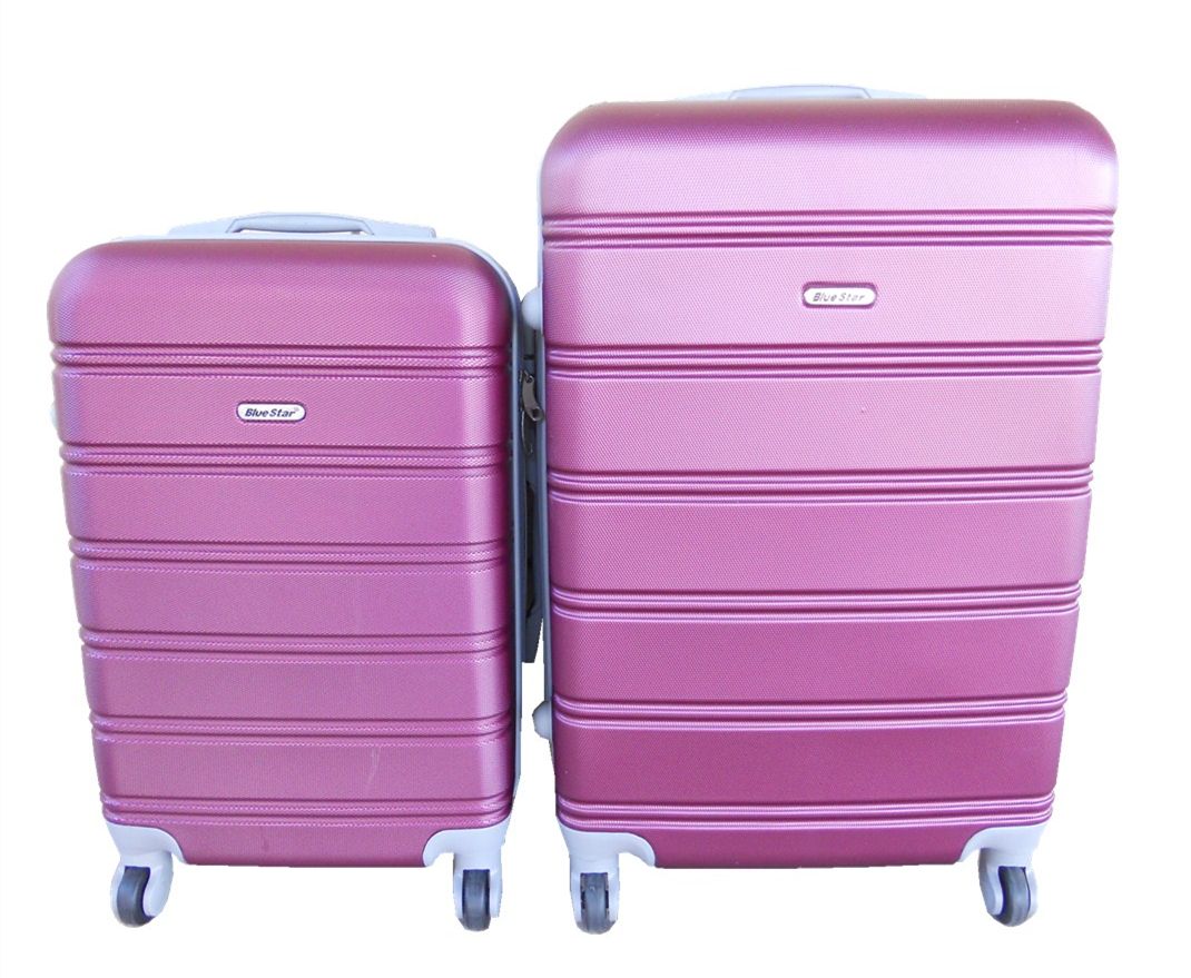2 Piece Premium Luggage Set - Plum