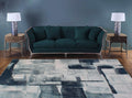 200cm by 150cm - Modern 3D Geometric Design Area 13 Rug Blue