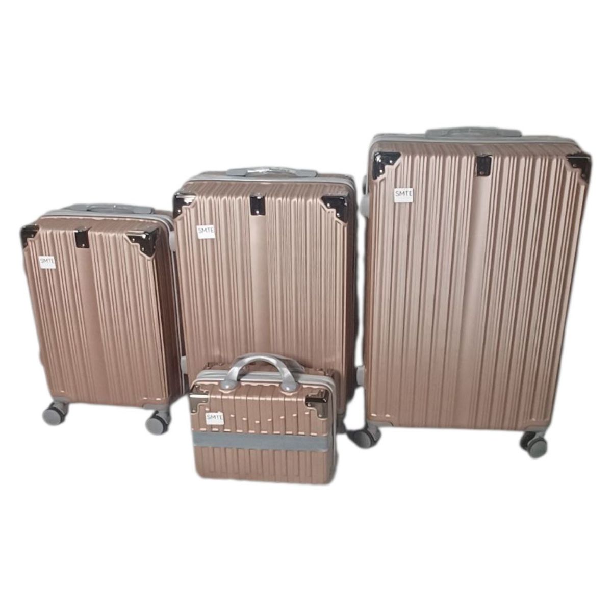 SMTE Galaxy G1 Hardshell Luggage Set - Rose Gold - 4-Piece