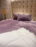 3 Piece Fleece Comforter Set 15 - Queen