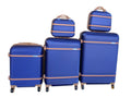 5 Suitcases Travel Trolley Luggage Set - Blue