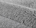 Large Fluffy Shag Fur Rugs - Grey